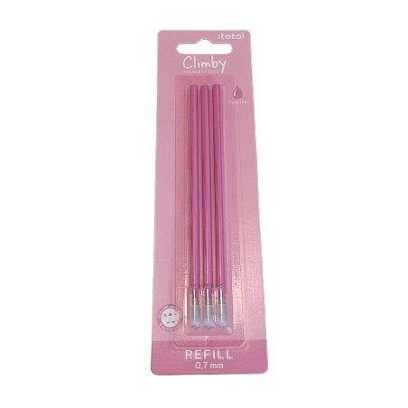 Recharge d'encre effacable pour stylos Climby | Rose