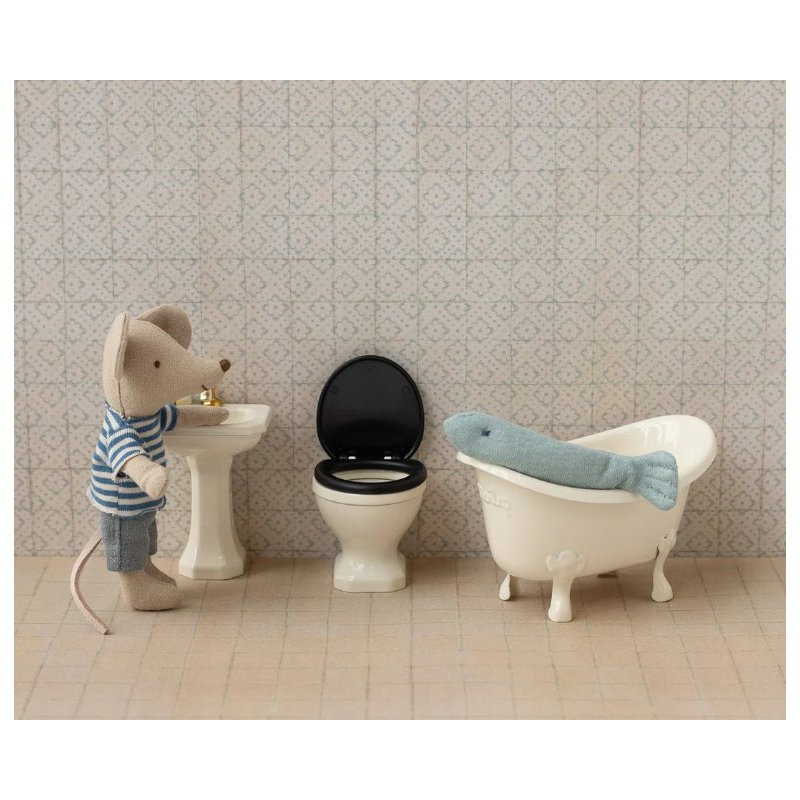 Toilette pour souris | Blanc cassé