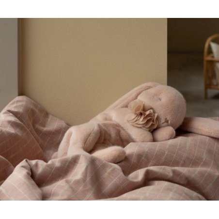Peluche lapin couché small | Rose poudré - Maileg