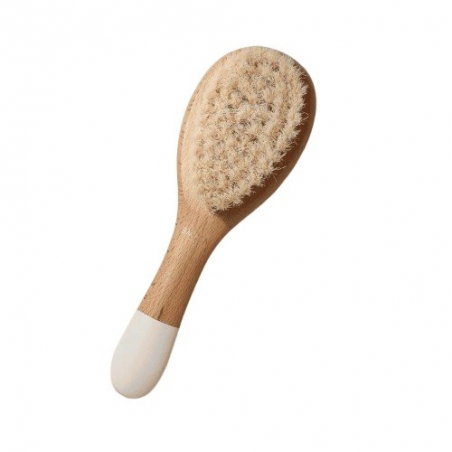 Brosse bébé en soie de chèvre - Bachca