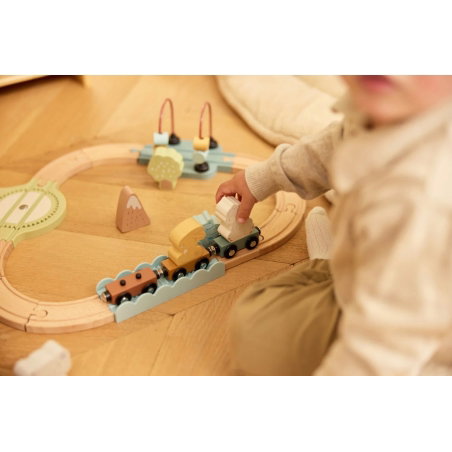 Set de Train en bois | Jollies - Jollein