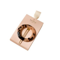 Barrette à cheveux ronde écaille - Bachca