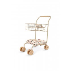 Chariot de courses pour poupée | Coeur coloré - Konges Slojd