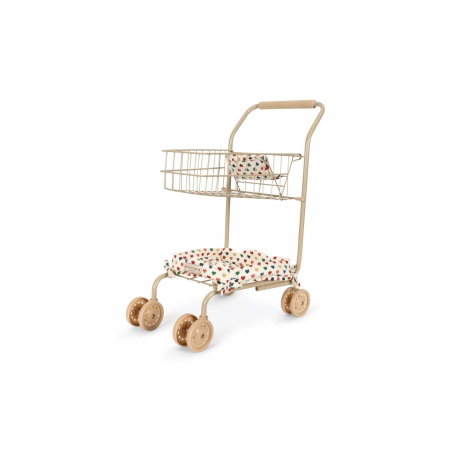 Chariot de courses pour poupée | Coeur coloré - Konges Slojd