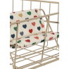 Chariot de courses pour poupée | Coeur coloré