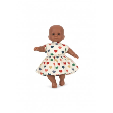 Mini poupée | Coeur coloré - Konges Slojd