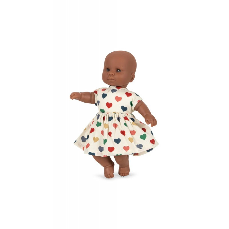 Mini poupée | Coeur coloré