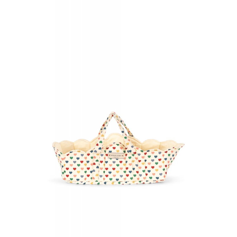Couffin poupée | Coeur coloré