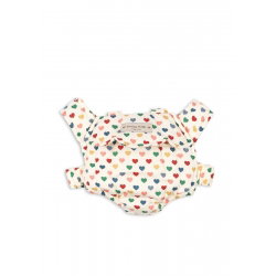 Porte bébé poupée | Coeur coloré - Konges Slojd