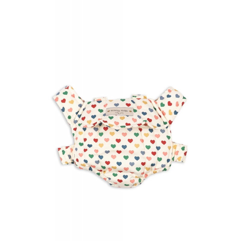 Porte bébé poupée | Coeur coloré