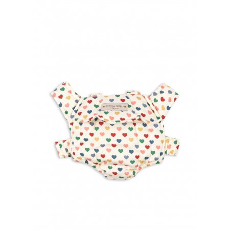 Porte bébé poupée | Coeur coloré - Konges Slojd