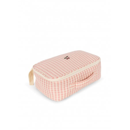 Valise de soin pour poupée | Pink Check - Konges Slojd