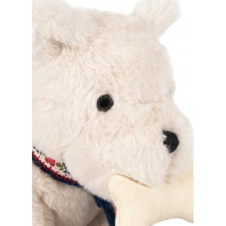 Peluche chien dans son panier | Terry - Konges Slojd