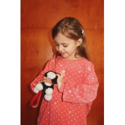 Peluche chat dans son panier | Kitty