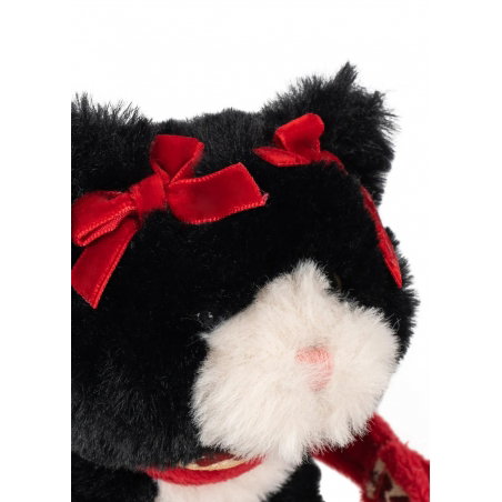 Peluche chat dans son panier | Kitty - Konges Slojd
