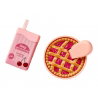 Bol cherry pie et jus de cerise