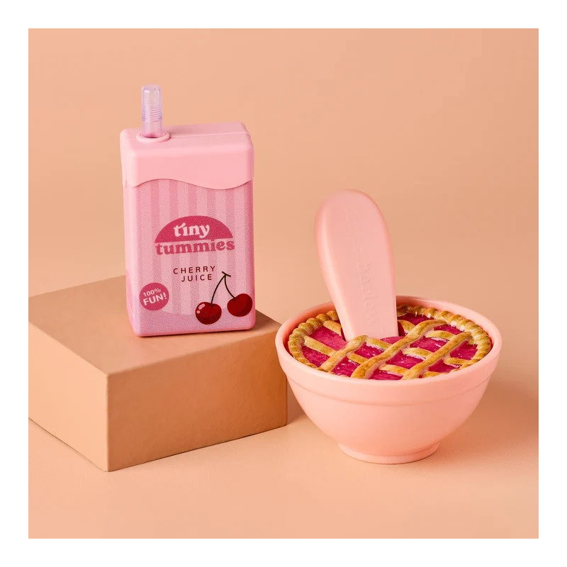 Bol cherry pie et jus de cerise