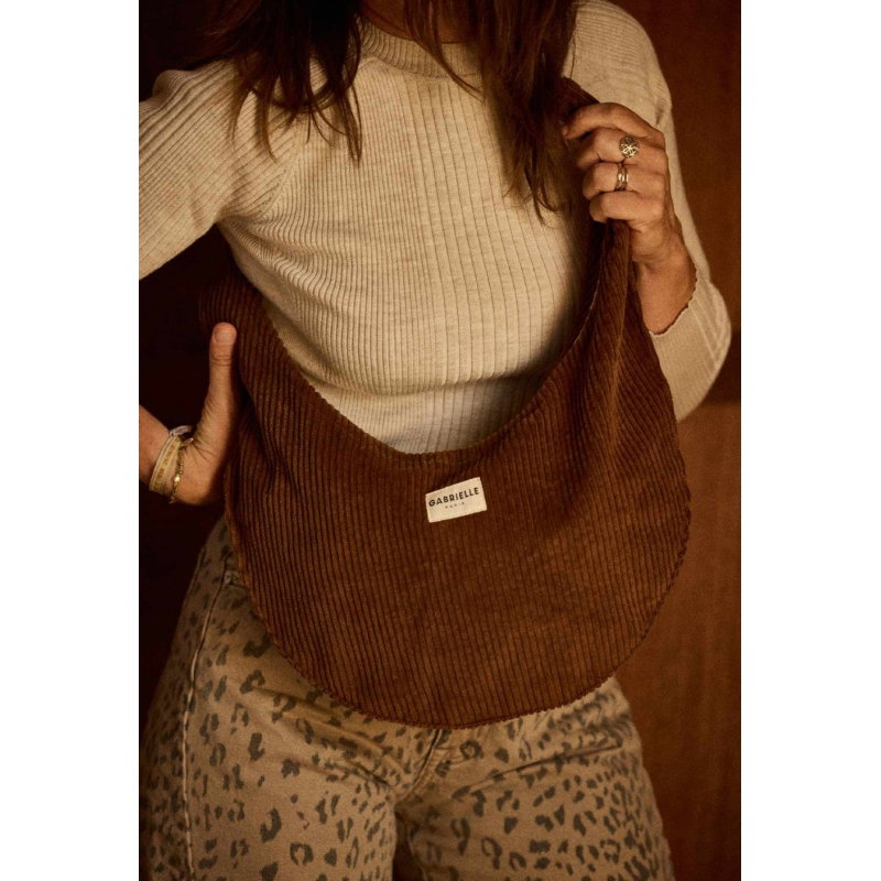 Sac new B | Velours Camel