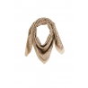 Foulard en laine | Léopard beige
