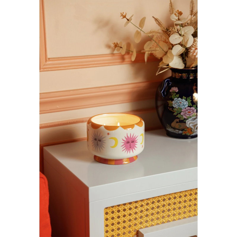 Bougie céramique tigres 4 mèches | Sun