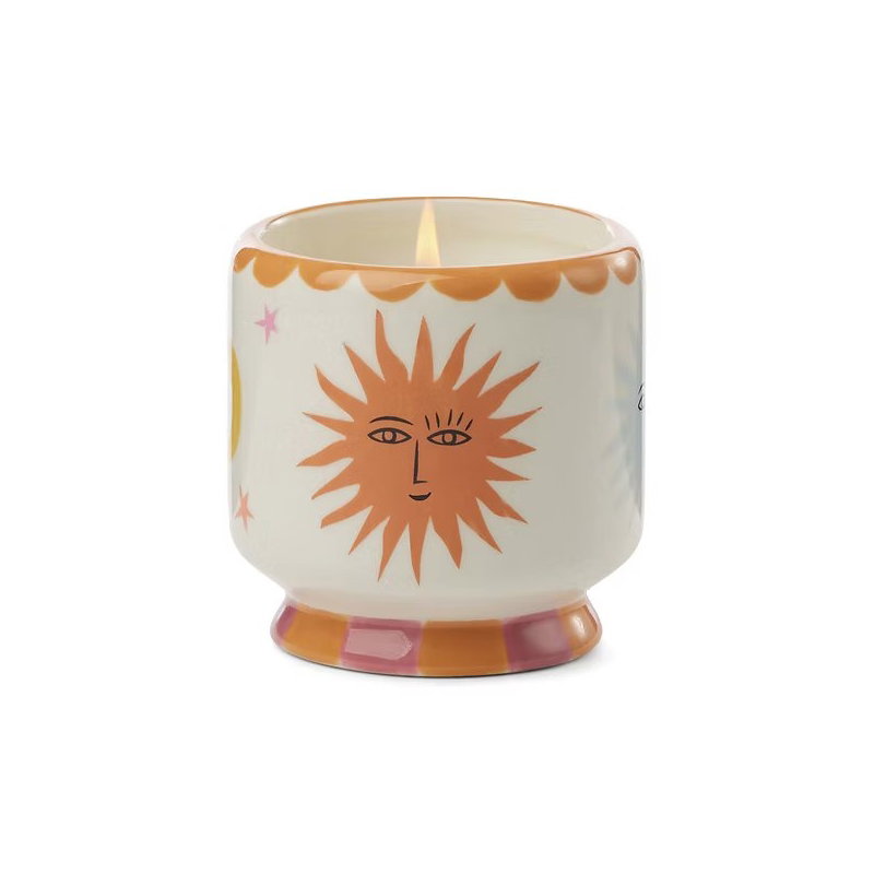 Bougie céramique 1 mèche sun | Orange blossom