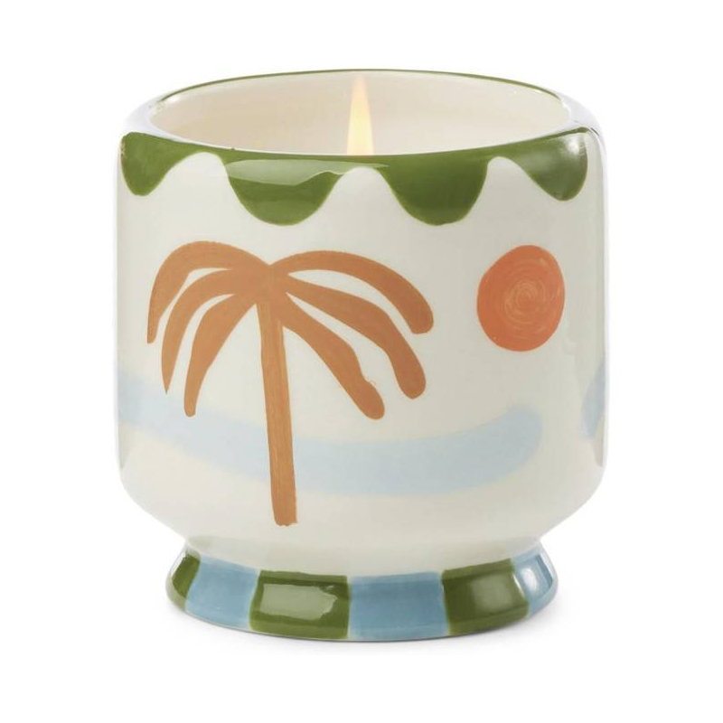 Bougie céramique 1 mèche palm tree | Lush palms