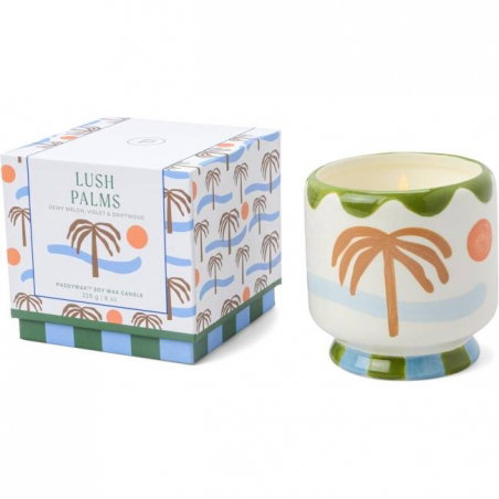 Bougie céramique 1 mèche palm tree | Lush palms