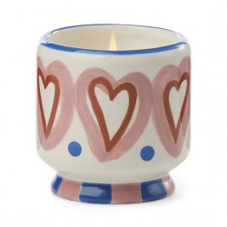 Bougie céramique 1 mèche hearts | Rosewood vanilla