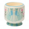 Bougie céramique 1 mèche Blue cheetahs | Linen & Orris