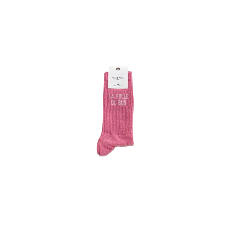 Chaussettes Paillettes | Rose La folle du bus