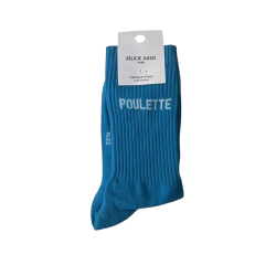 Chaussettes | Bleu Poulette