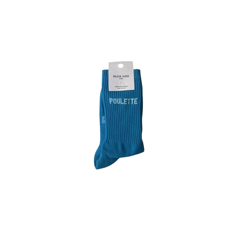 Chaussettes | Bleu Poulette