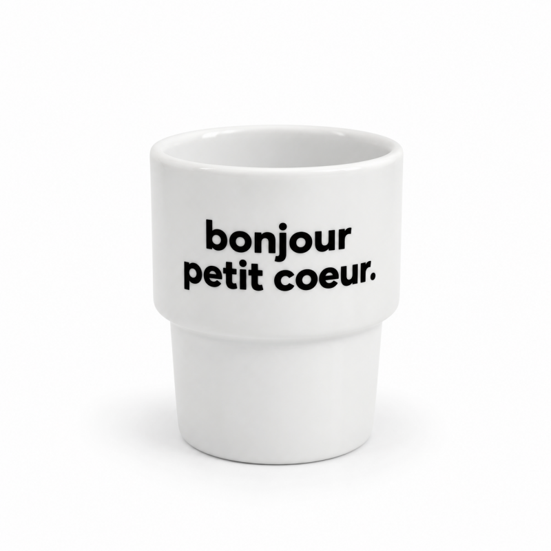 Gobelet | Bonjour Petit coeur