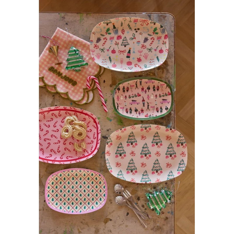Grande assiette rectangulaire | Xmas Galore