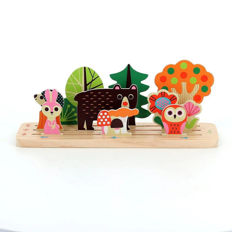 Jeu de logique en bois, Build it La forêt