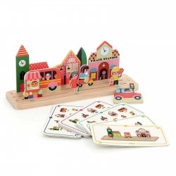 Jeu de logique en bois, Build it La ville