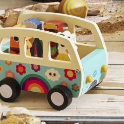 Van sonore en bois