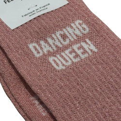 Chaussettes Paillettes Rose | Dancing Queen