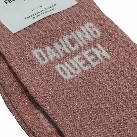 Chaussettes Paillettes Rose | Dancing Queen - Félicie Aussi