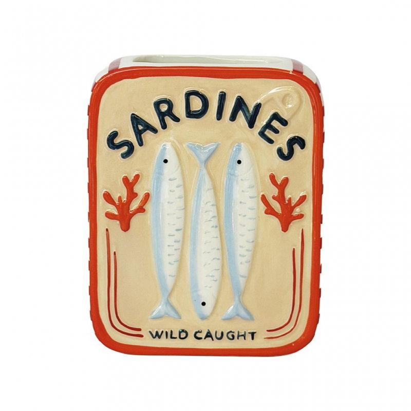 Vase sardines | Rouge
