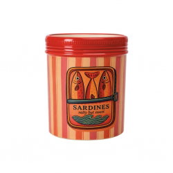 Cache-pot sardines pm | Rayure orange - Opjet