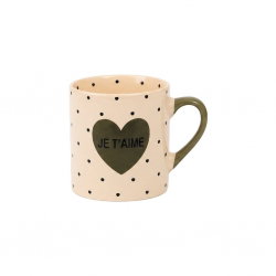 Tasse expresso Je t'aime | Vert - Opjet
