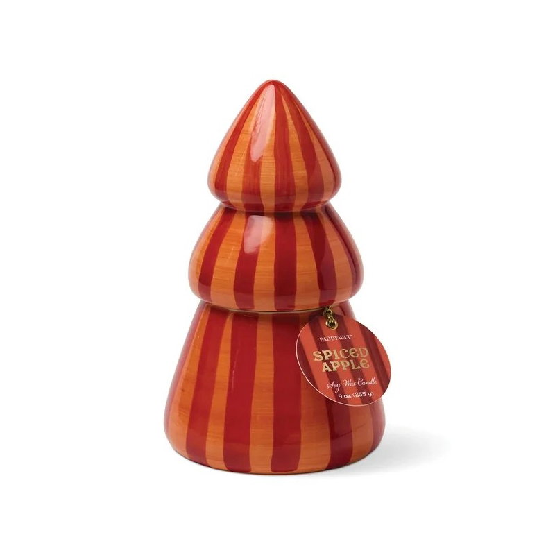 Bougie céramique sapin red/coral | Spiced apple