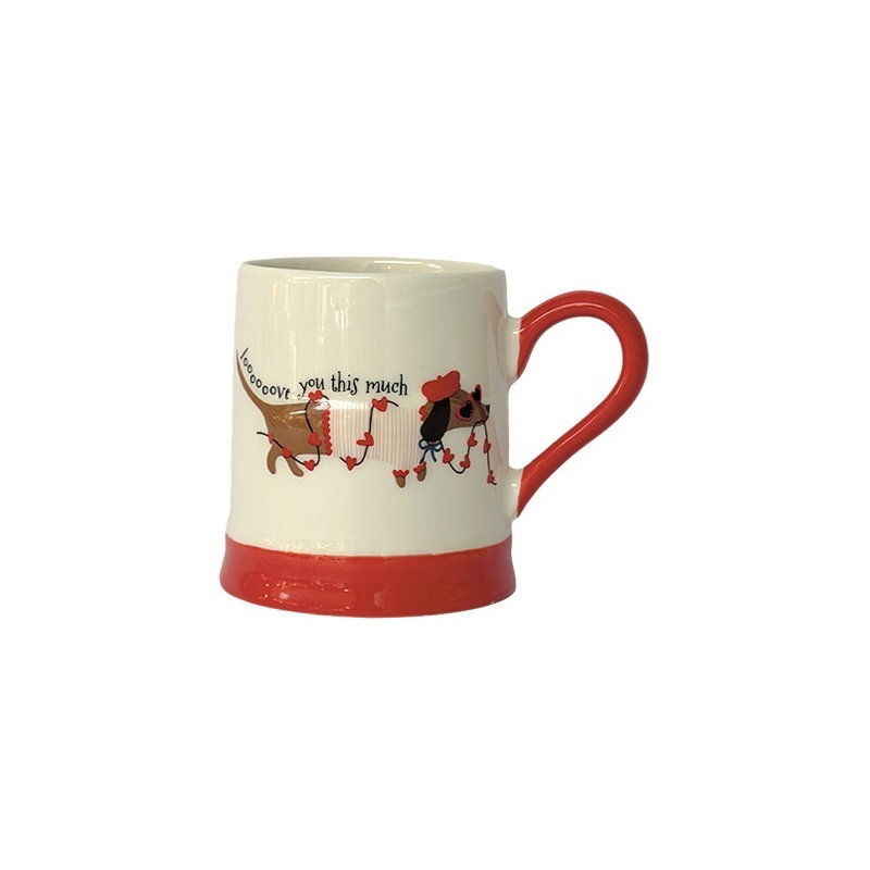 Mug teckel | Rouge