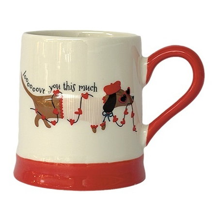 Mug teckel | Rouge - Opjet