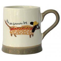 Mug teckel | Taupe - Opjet