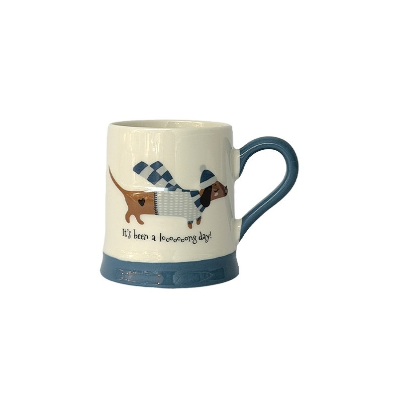 Mug teckel | Bleu