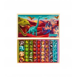 Boite de 52 billes | Dinosaures