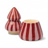 Bougie céramique sapin Red/pink | Pink peppermint