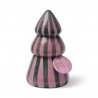 Bougie céramique sapin Pink/green | Cinnamon & clove